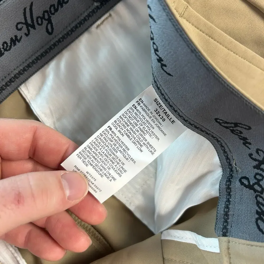 Ben Hogan Performance Men's Pants Size 32x30 Chinchilla
